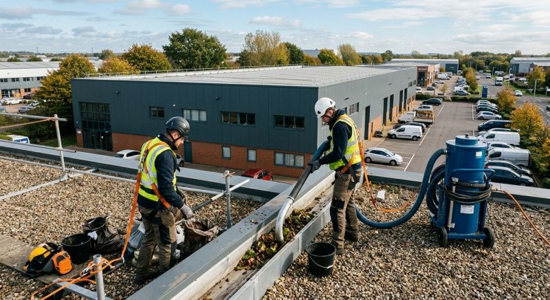 Commercial Gutter Unclogging in Denver County, CO