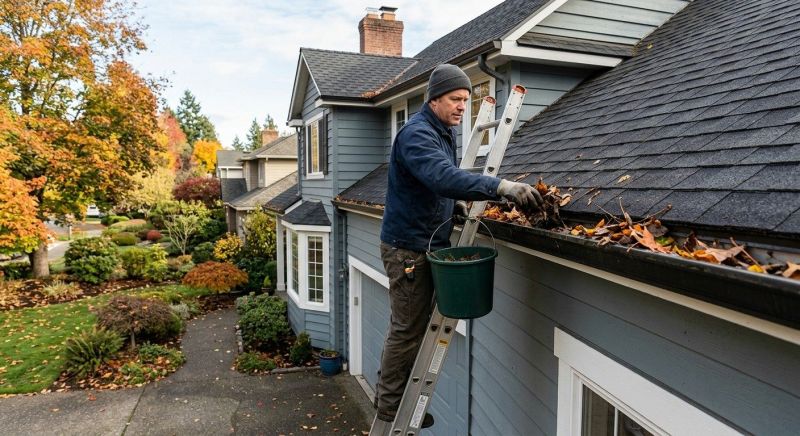 Gutter Leaf Clearing in Annapolis, MD