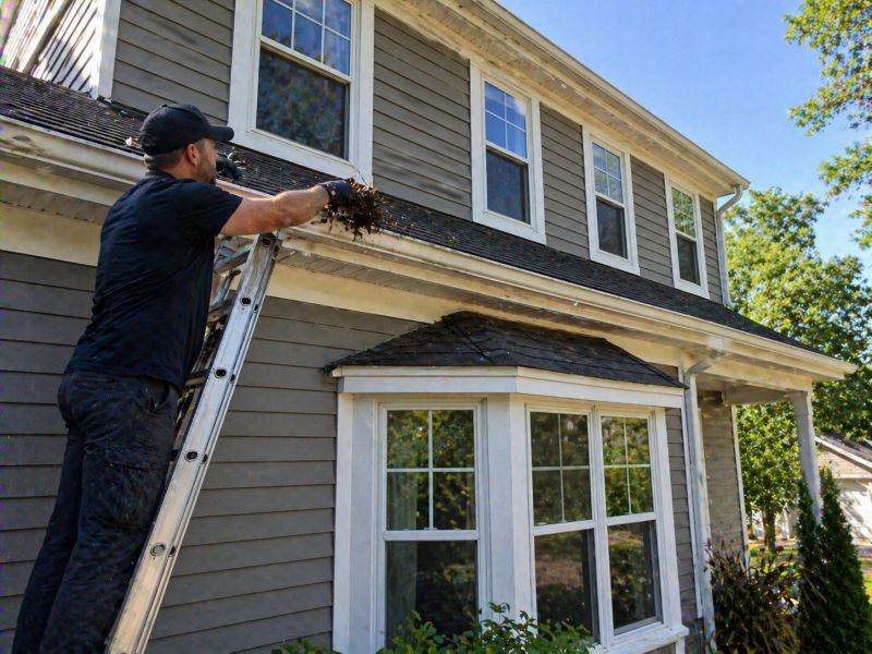 Gutter Pine Needle Removal in Frederick, MD