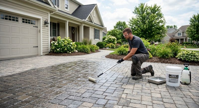 Paver Driveway Sealing in Redmond, WA