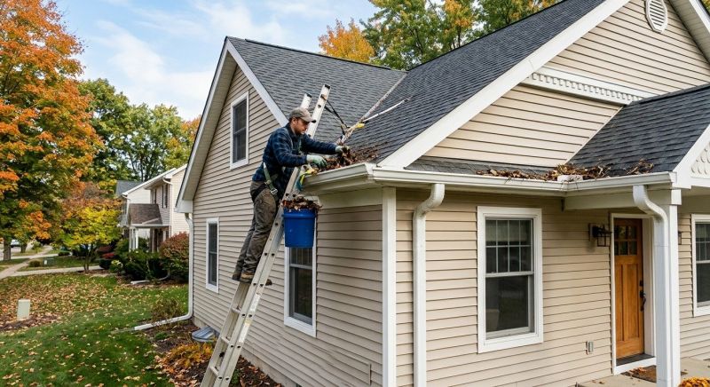 Roof Gutter Cleaning in Fredericksburg, VA