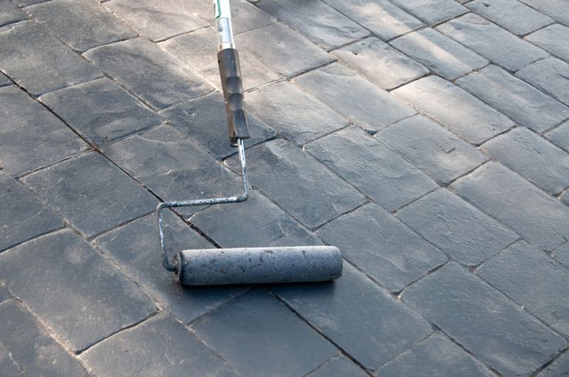 Stamped Concrete Sealing in Renton, WA
